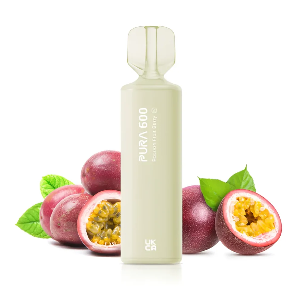 PURA DISPOSABLE POD 600 PUFFS - PASSION FRUIT BERRY - Image 2