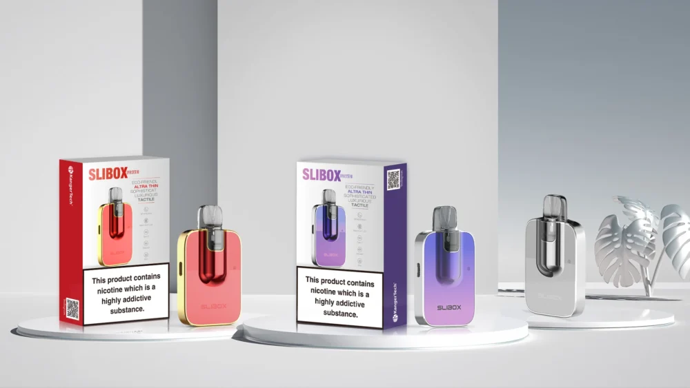KANGERTECH SLIBOX POD KIT 500 mAh - RED GOLD FRAME - Image 4