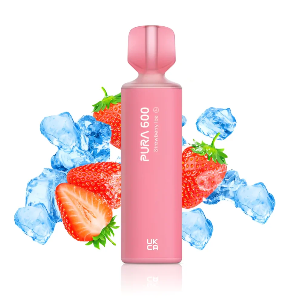 PURA DISPOSABLE POD 600 PUFFS - STRAWBERRY ICE - Image 2