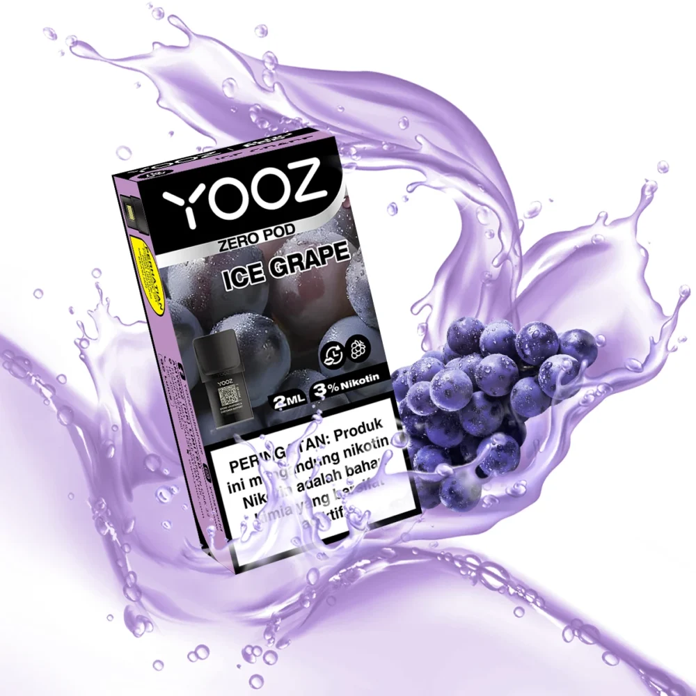 YOOZ ZERO V3 CARTRIDGE 2ML - ICE GRAPE - Image 2