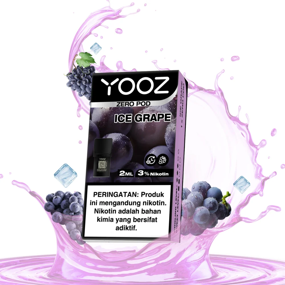 YOOZ ZERO V3 CARTRIDGE 2ML - ICE GRAPE - Image 3