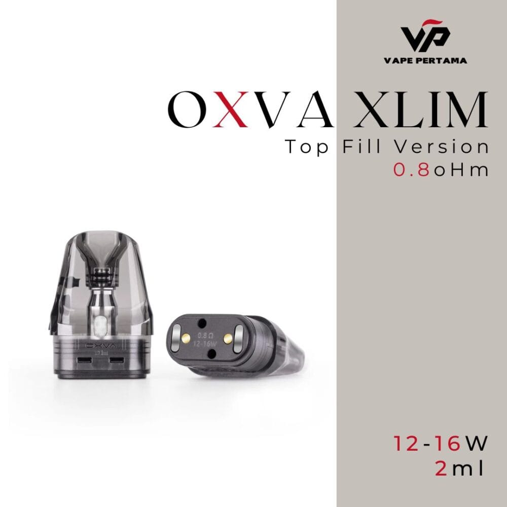 OXVA XLIM V3 CARTRIDGE TOP FILL 2ml 0.8Ω Ohm