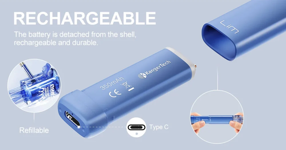 KANGERTECH LIM POD RRD KIT 350 mAh - Image 2