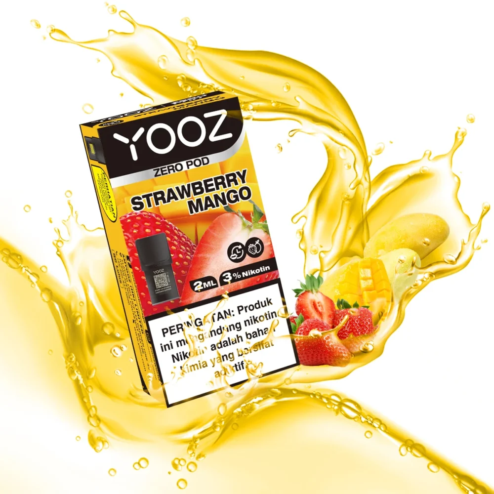 YOOZ ZERO V3 CARTRIDGE 2ML - STRAWBERRY MANGO - Image 2