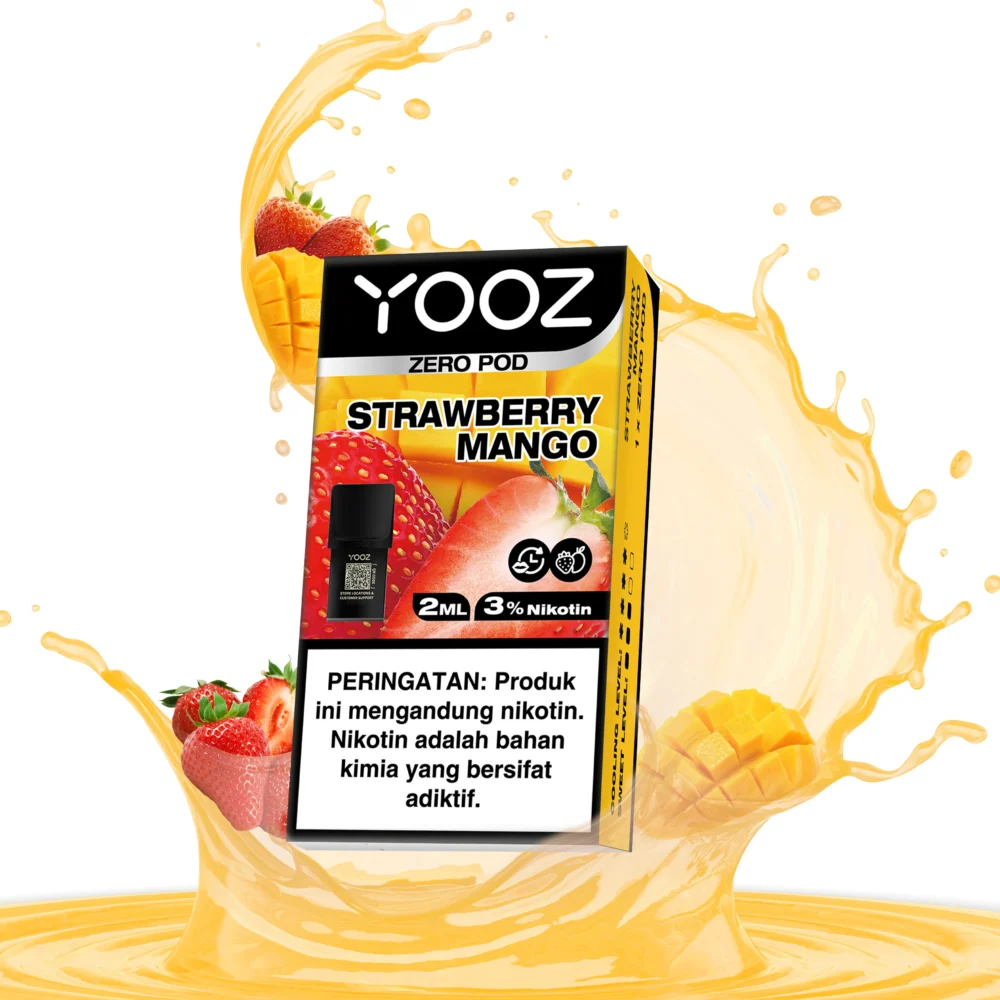 YOOZ ZERO V3 CARTRIDGE 2ML - STRAWBERRY MANGO - Image 3