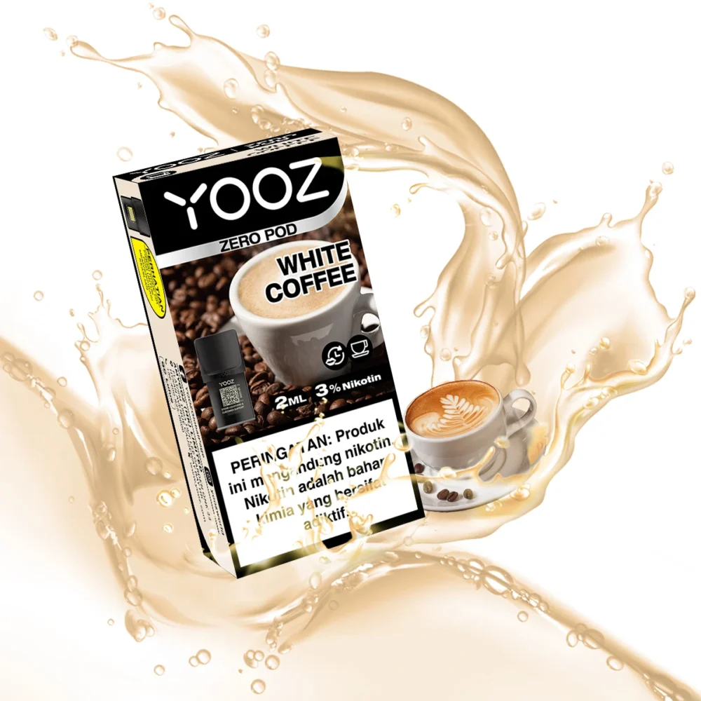 YOOZ ZERO V3 CARTRIDGE 2ML - WHITE COFFEE - Image 2