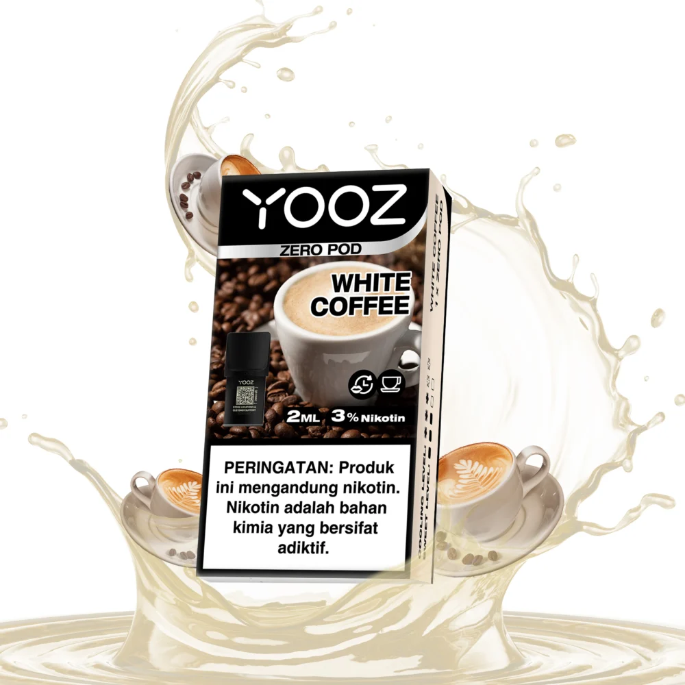 YOOZ ZERO V3 CARTRIDGE 2ML - WHITE COFFEE - Image 3