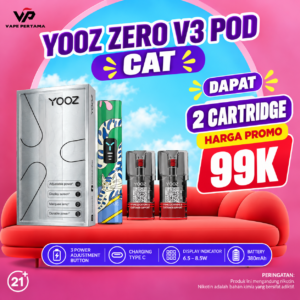 YOOZ ZERO V3 POD FREE 2 PCS CARTRIDGE - SENSUAL BEAST