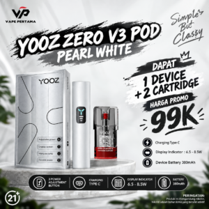 YOOZ ZERO V3 POD FREE 2 PCS CARTRIDGE - PEARL WHITE