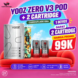 YOOZ ZERO V3 POD FREE 2 PCS CARTRIDGE - CAMOUFLAGE ERA