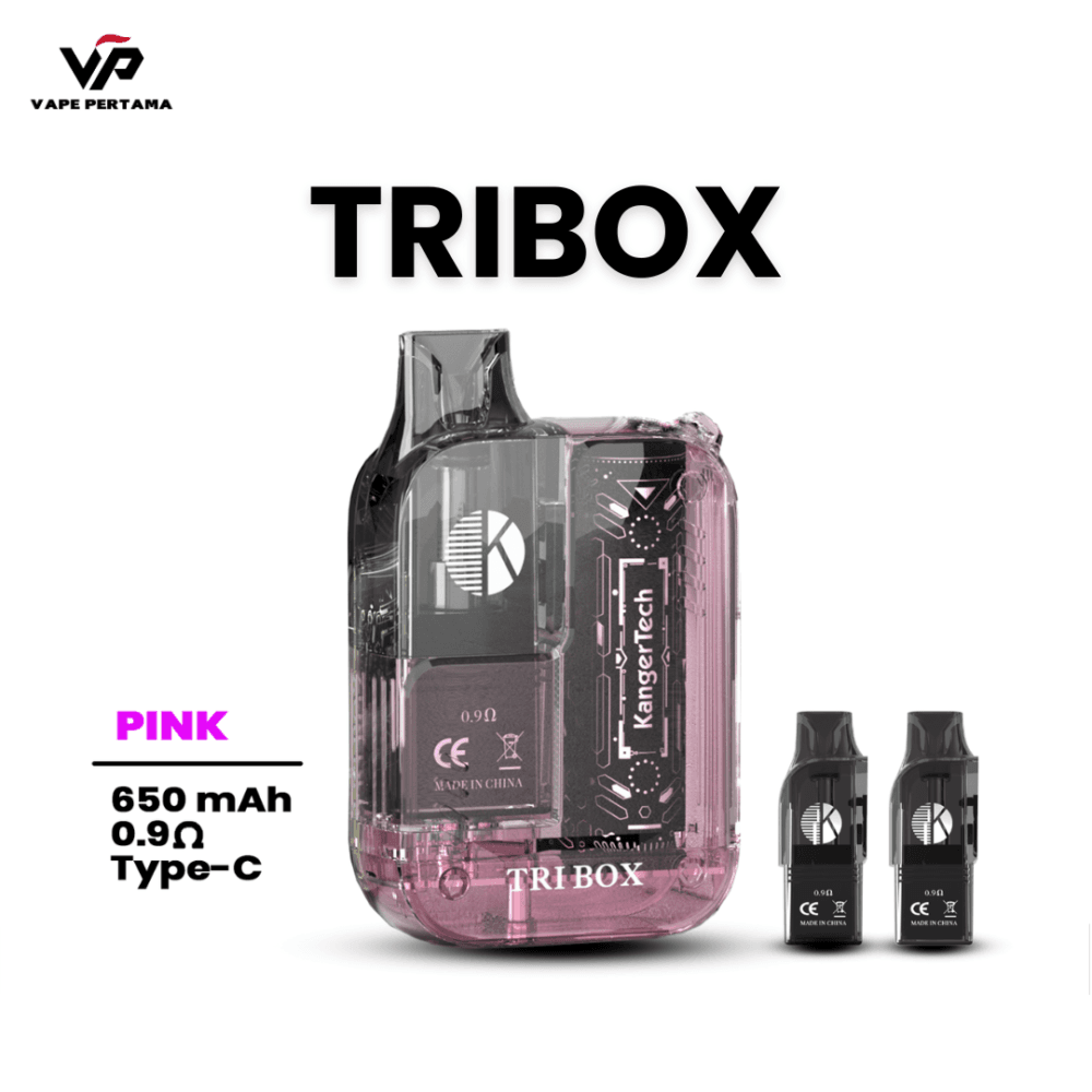 KangerTech Tribox Pod 650mAh Bundling 2 pcs Cartridge - Pink
