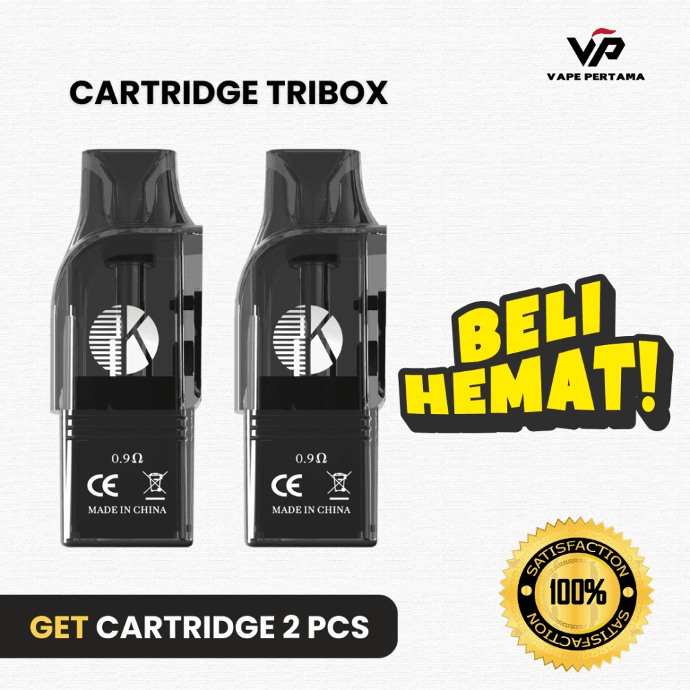 KANGERTECH CARTRIDGE TRIBOX 4ml 1 PACK [2PCS] - Vape Pertama Indonesia
