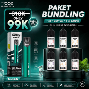 YOOZ One-S BUNDLE (Device & Liquid 30ml) - Green