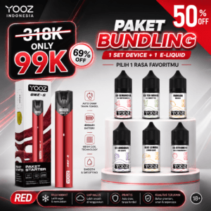 YOOZ One-S BUNDLE (Device & Liquid 30ml) - Red