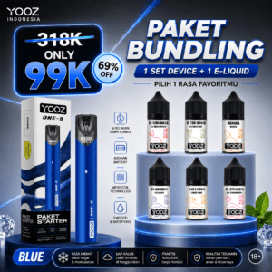 YOOZ ONE-S BUNDLE (DEVICE & LIQUID 30ml) - BLUE