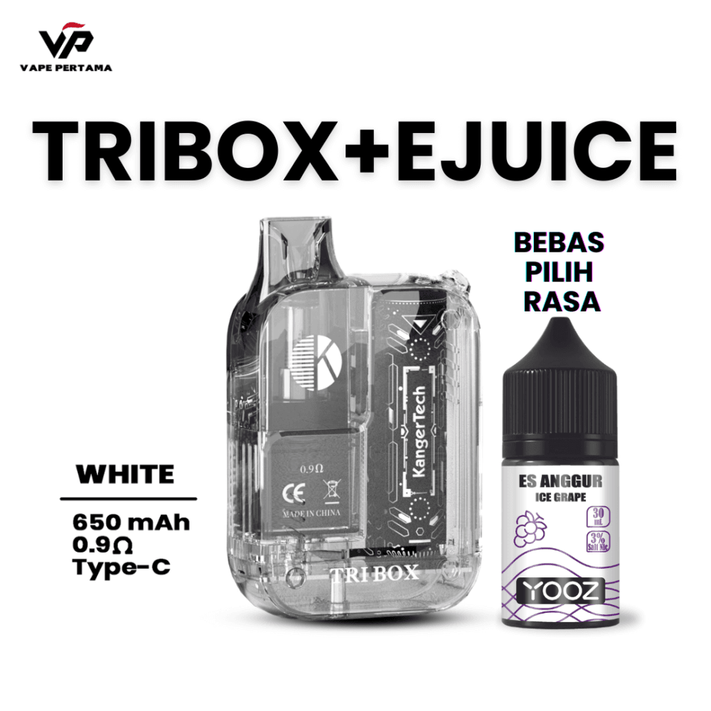 KANGERTECH TRIBOX BUNDLE E-JUICE YOOZ 30ml - Image 3