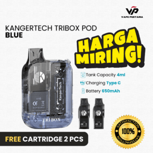 KangerTech Tribox Pod 650mAh Bundling 2 pcs Cartridge - Blue
