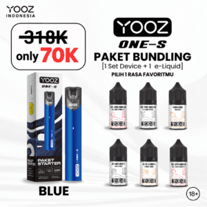 YOOZ ONE-S BUNDLE (DEVICE & LIQUID 30ml) - BLUE