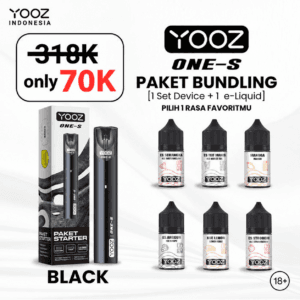 YOOZ ONE-S BUNDLE (DEVICE & LIQUID 30ml) - BLACK