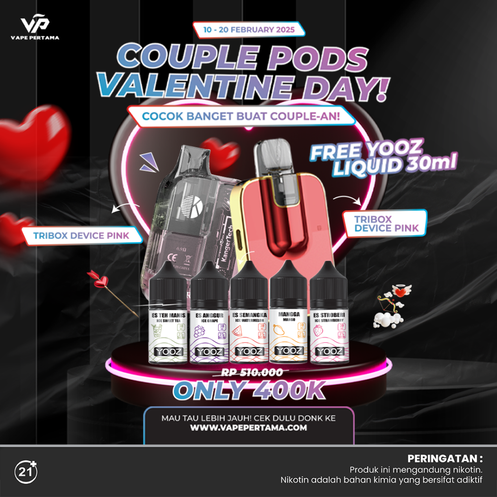 KangerTech SLIBOX x TRIBOX x YOOZ Liquid 30ml (VALENTINE EDITION)