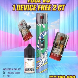 YOOZ ZERO V3 POD [FREE 2 PCS CARTRIDGE LIQUID 2ML]