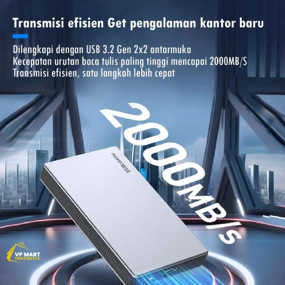 ZHITAI SPIRIT PREMIUM 2000MB/s 1TB Portabel Solid State Drive Seluler Eksternal USB 3.2 GEN 2x2 type C - Image 7