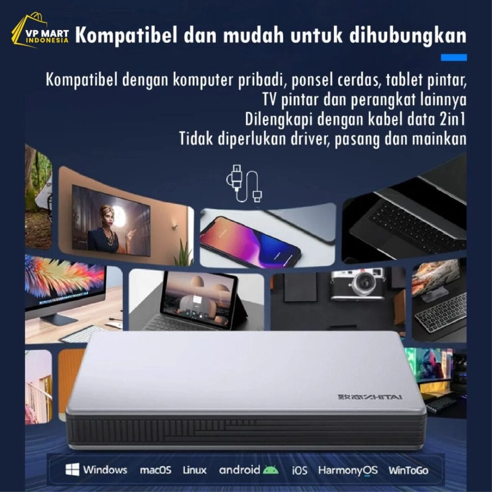 ZHITAI SPIRIT PREMIUM 2000MB/s 1TB Portabel Solid State Drive Seluler Eksternal USB 3.2 GEN 2x2 type C - Image 8