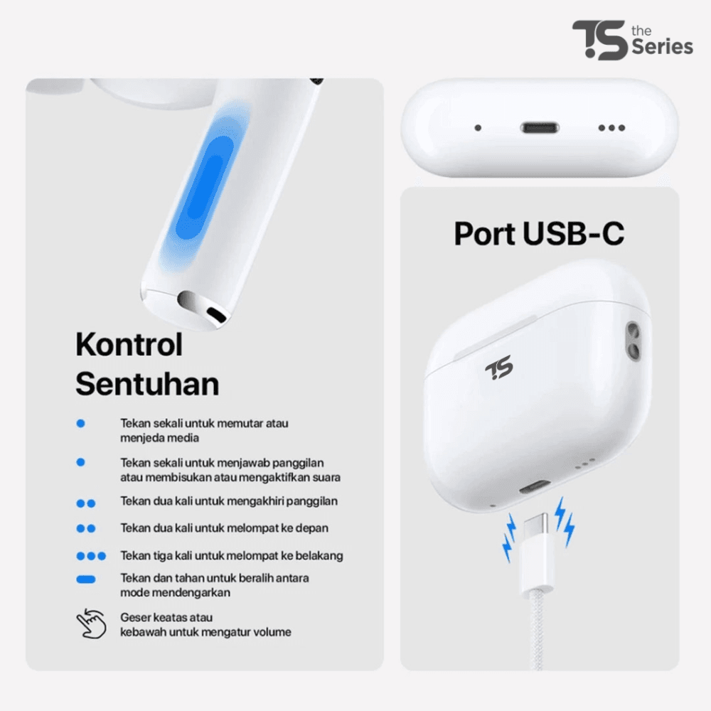 TheSeries PRO 2 Wireless Charging Case TWS Bluetooth - Image 5