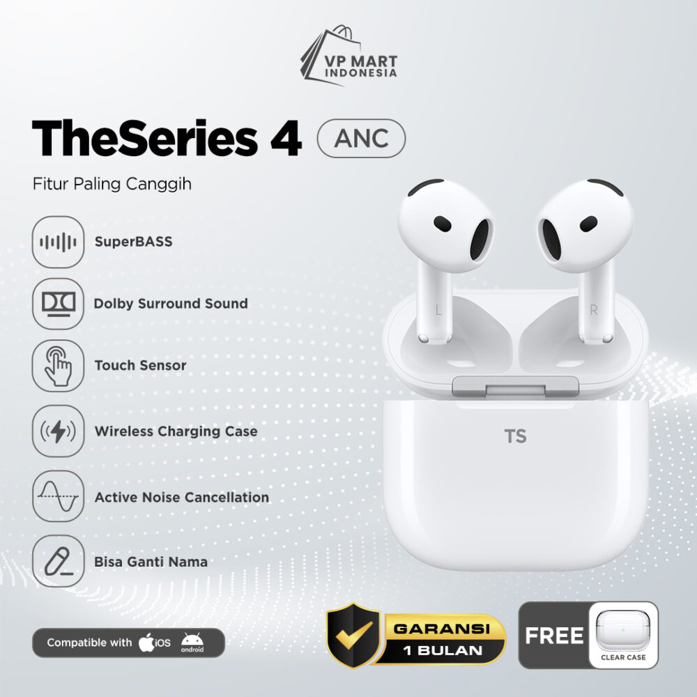 TheSeries 4 ANC TWS Wireless Charging Case Bluetooth