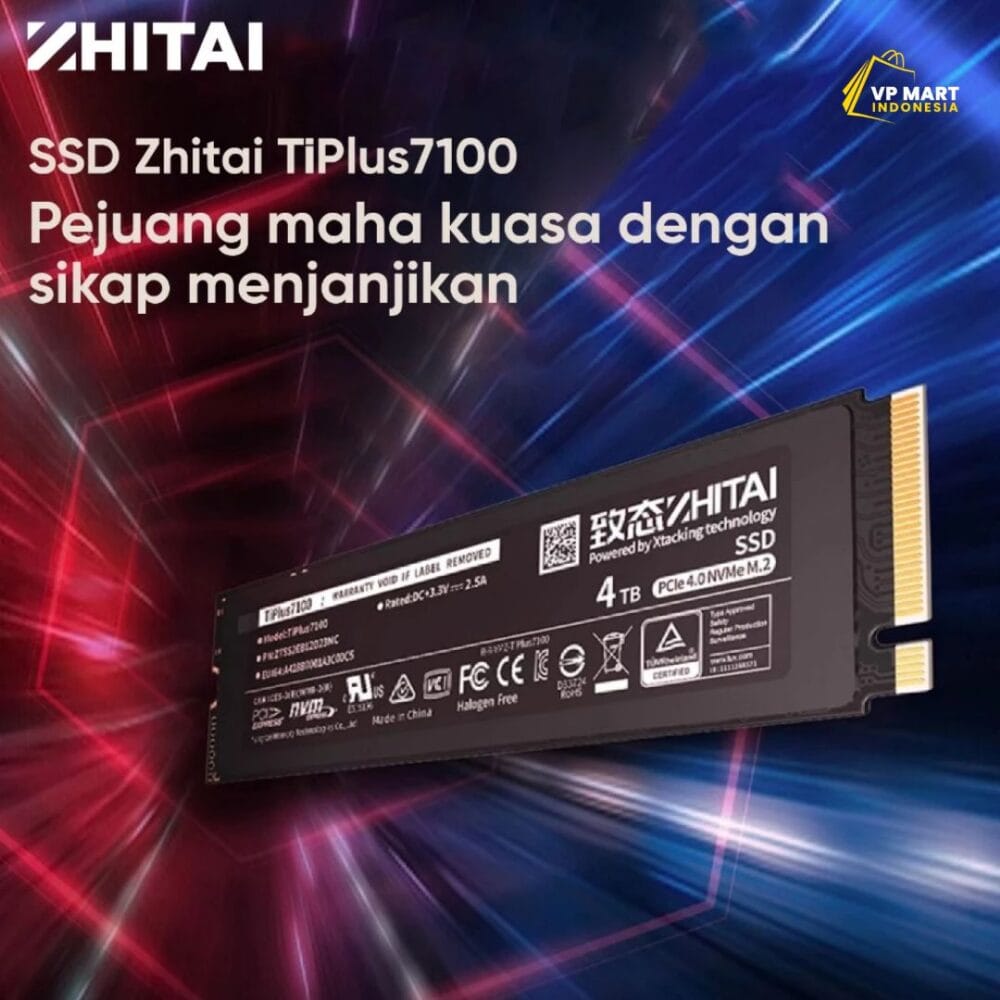 ZHITAI SSD TiPlus 7100 1TB/2TB/4TB Solid State Drive SSD Untuk Laptop M.2 SSD Nvme Notebook PCIe 4.0 PS5 - Image 2