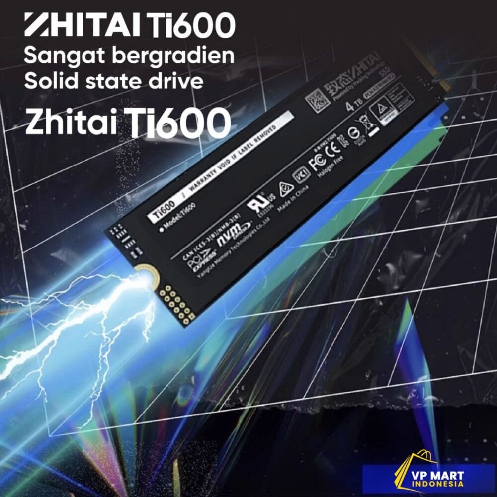 ZHITAI SSD Ti600 7000 1TB Solid State Drive SSD Untuk Laptop M.2 SSD Nvme Notebook PCIe 4.0 PS5 - Image 2