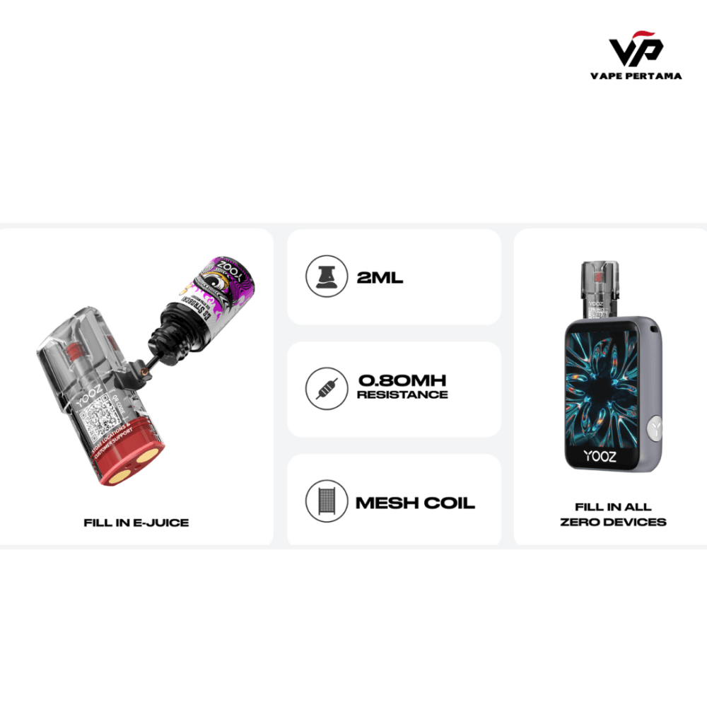 YOOZ BUNDLE V3 REFILL CARTRIDGE 2ML GET FREE YOOZ EJUICE 30ML - Image 5