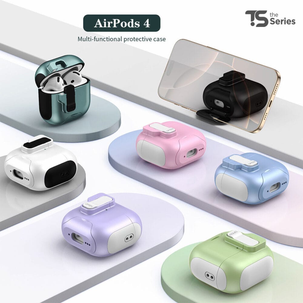 TheSeries PodPop Airpods Case Magnetic Lock Automatic Open Case for Airpods 1 2 3 4 Airpods Pro/Pro2 Resistant Hybrid Protector - Image 5