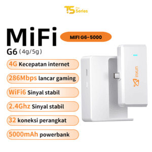  TheSeries MiFi 5000mAh Powerbank Charger Modem Wifi 4G 150Mbps All Operator 4G | Mifi Wifi6 Modem Portable Kartu Telkomsel Modem 4G JAVAMIFI 5G High Speed WIfi6 TP Link Telkomsel Orbit Tanpa Batasan Penggunaan