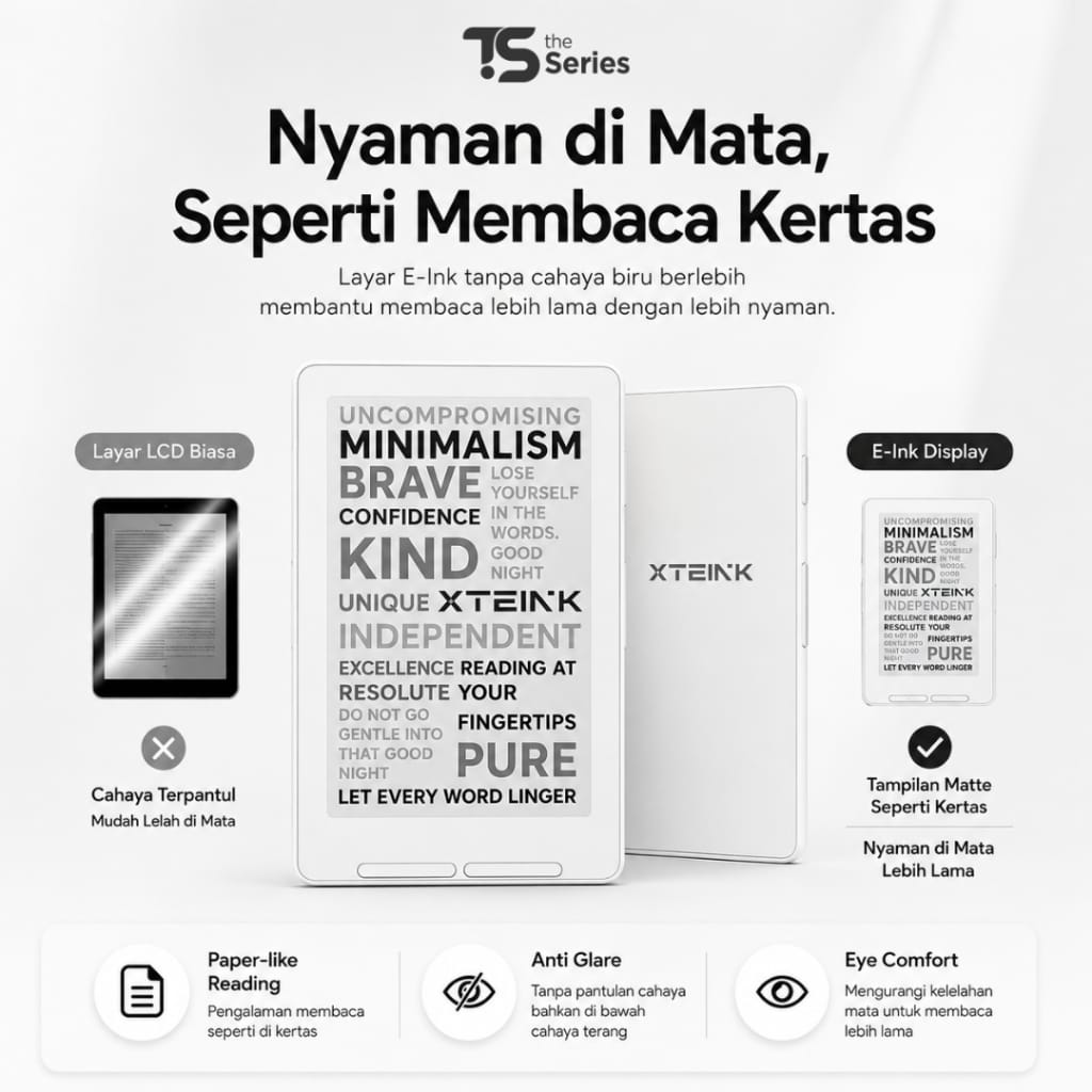 Xteink X4 E-Reader Ultra Thin Magnetic eReader / Default Language Chinese BISA DIUBAH - Image 3